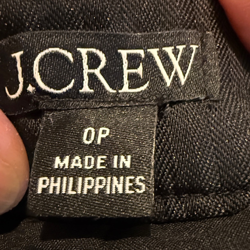 NWT J CREW Tartan Plaid Wool Blend Pants Trousers Classic Old Money Preppy 0P - Picture 5 of 8